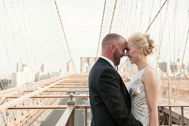 Super chic and stylish New York elopement by Stylish and Hip Weddings // onefabday.com