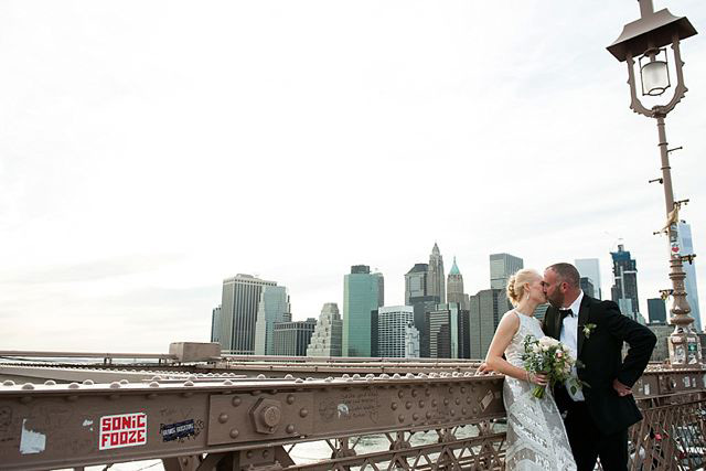 Super chic and stylish New York elopement by Stylish and Hip Weddings // onefabday.com