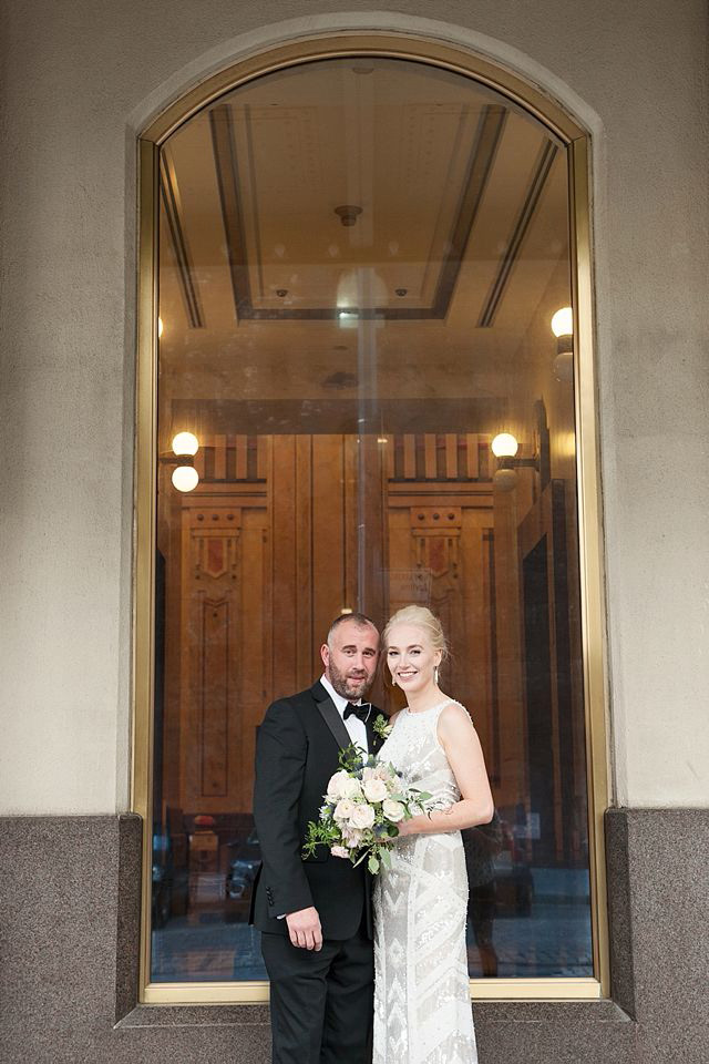 Super chic and stylish New York elopement by Stylish and Hip Weddings // onefabday.com