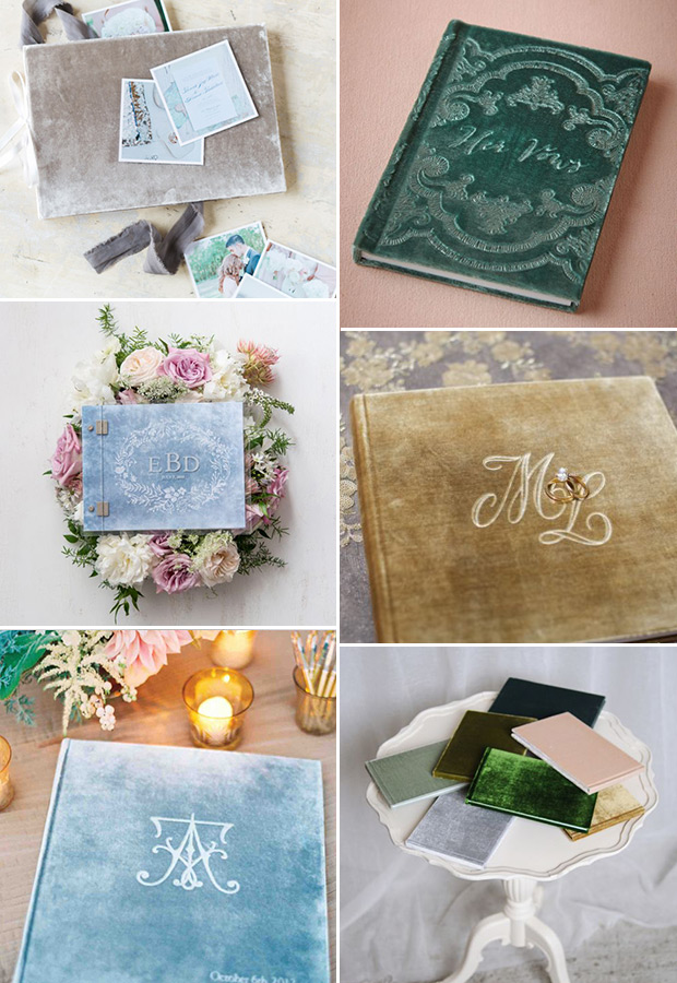 Velvet Guestbooks | onefabday.com