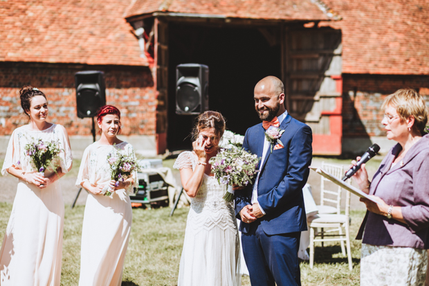 Whimsical Ipsden Farm Barn wedding by Frankee Victoria // onefabday.com