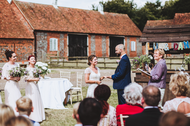 Whimsical Ipsden Farm Barn wedding by Frankee Victoria // onefabday.com