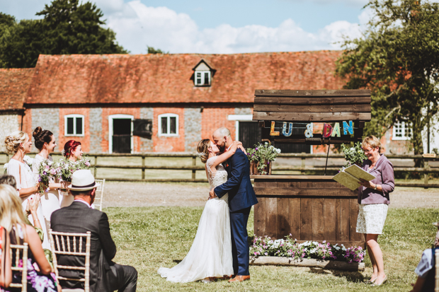 Whimsical Ipsden Farm Barn wedding by Frankee Victoria // onefabday.com