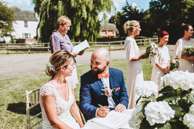 Whimsical Ipsden Farm Barn wedding by Frankee Victoria // onefabday.com