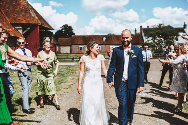 Whimsical Ipsden Farm Barn wedding by Frankee Victoria // onefabday.com