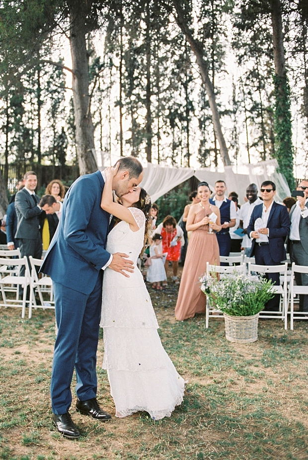 Beautiful Outdoor Wedding in Barcelona by En Route Photography // onefabday.com