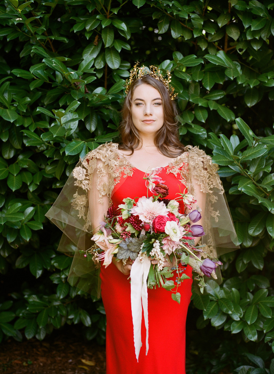 Beautiful red wedding dress inspiration for the daring bride! onefabday-com.go-vip.net