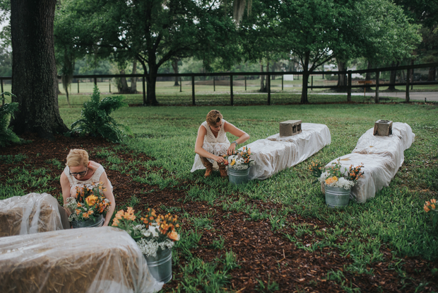 Beautiful Boho-Barn Wedding by Regina The Photographer / onefabday.com