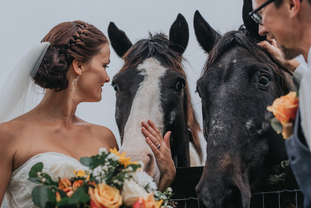 Beautiful Boho-Barn Wedding by Regina The Photographer / onefabday.com