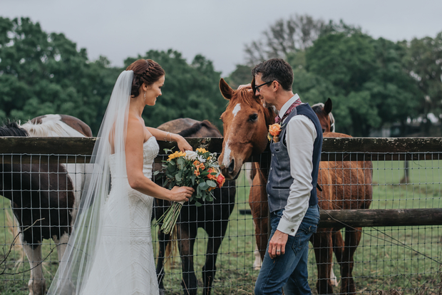 Beautiful Boho-Barn Wedding by Regina The Photographer / onefabday.com