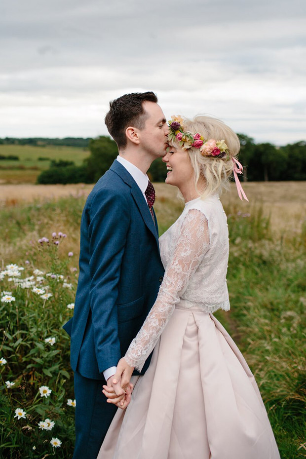 Emma Jane and Simon-pale-pink-skirt-dress see the rest of the collection on onefabday.com