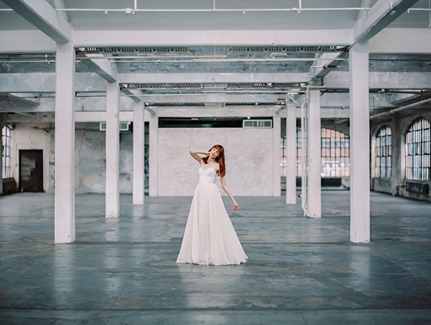 Georgia from Truvelle wedding dresses 2017 -Sweetheart bodice with a full a -line skirt.Pearl chiffon skirt,tied together with a ribbon-  see the rest of the collection on onefabday.com