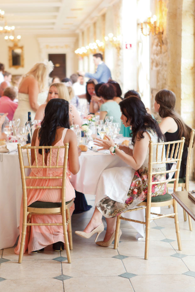 Pretty pink wedding at Chateau de la Ligne // onefabday.com