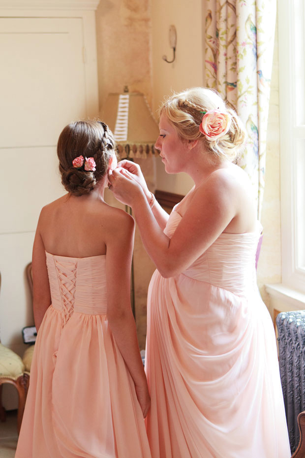 Pretty pink wedding at Chateau de la Ligne // onefabday.com