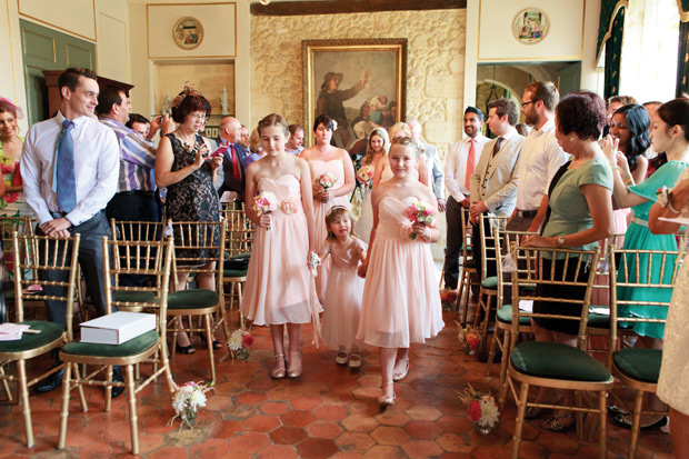 Pretty pink wedding at Chateau de la Ligne // onefabday.com