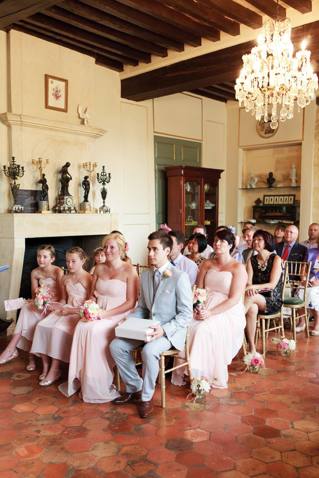 Pretty pink wedding at Chateau de la Ligne // onefabday.com