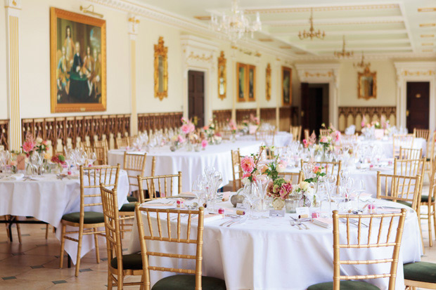 Pretty pink wedding at Chateau de la Ligne // onefabday.com