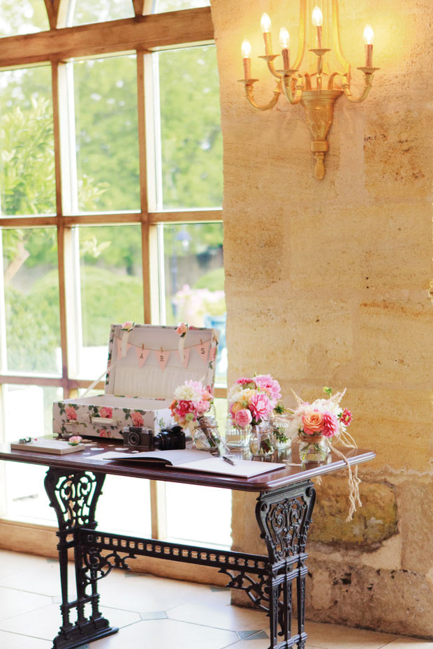 Pretty pink wedding at Chateau de la Ligne // onefabday.com