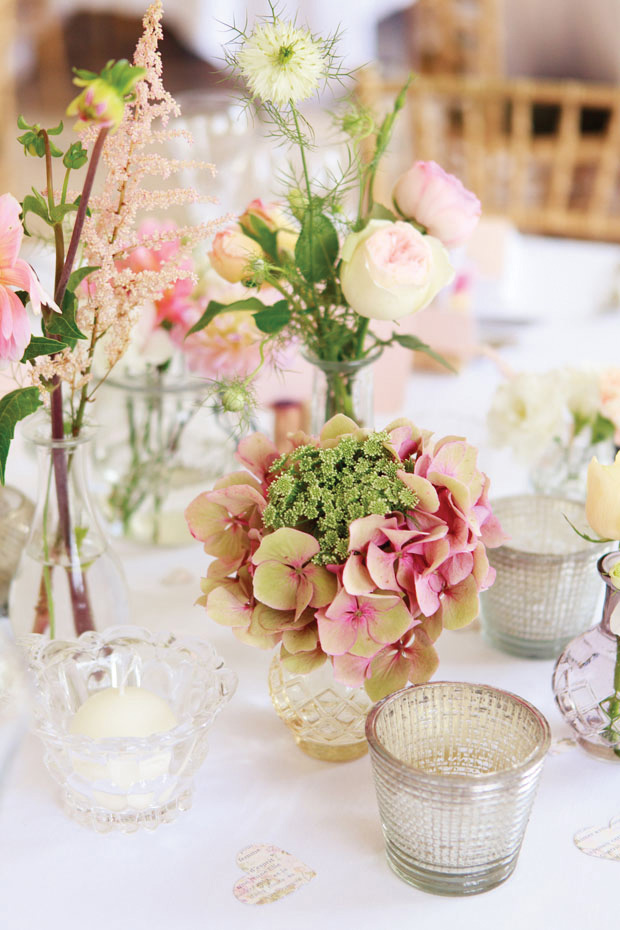 Pretty pink wedding at Chateau de la Ligne // onefabday.com