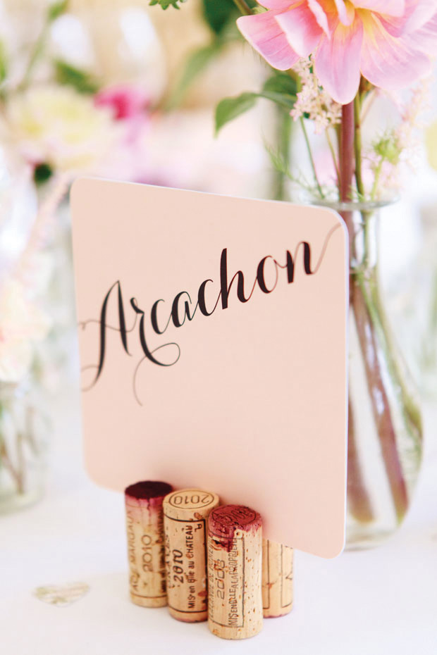 Pretty pink wedding at Chateau de la Ligne // onefabday.com