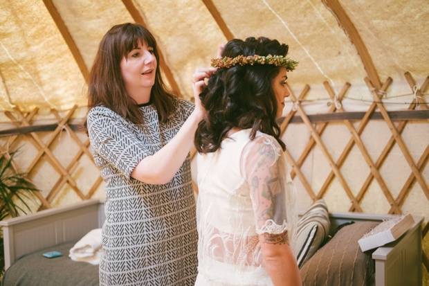 Beautiful boho wedding with two brides by Martina California // onefabday.com