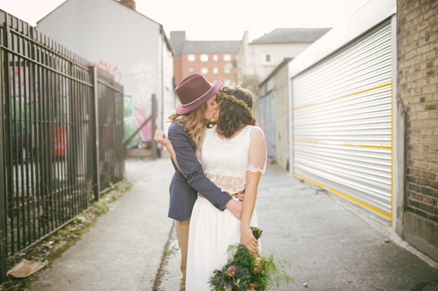 Beautiful boho wedding with two brides by Martina California // onefabday.com