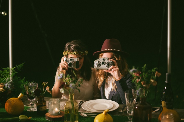 Beautiful boho wedding with two brides by Martina California // onefabday.com