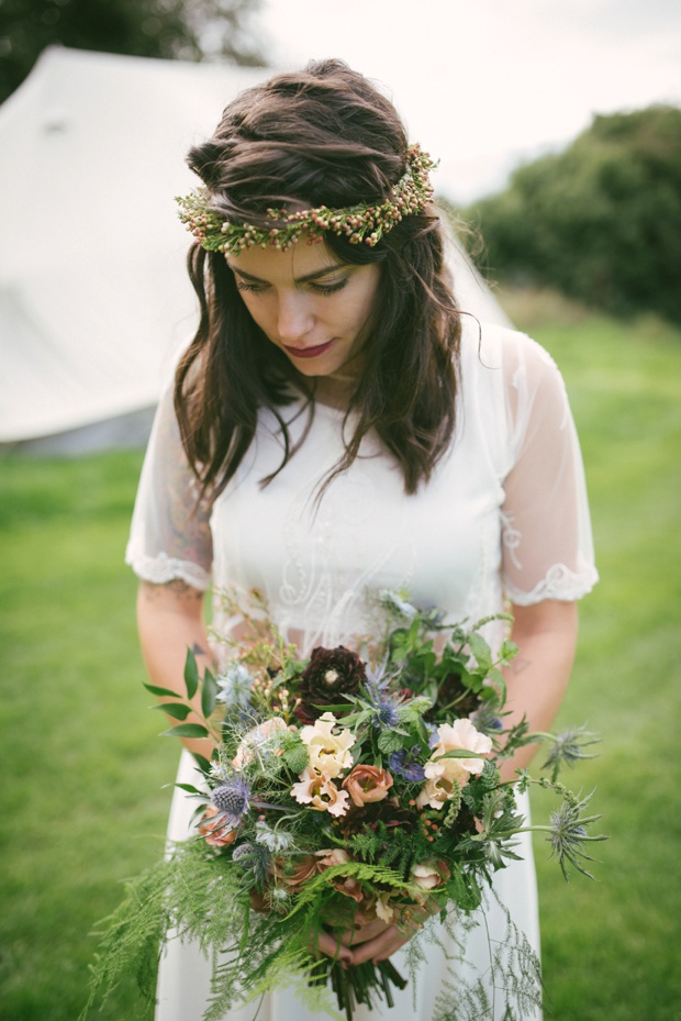 Beautiful boho wedding with two brides by Martina California // onefabday.com