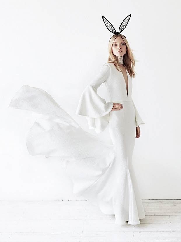 Non-traditional wedding dresses for the Fashionista bride | onefabday.com