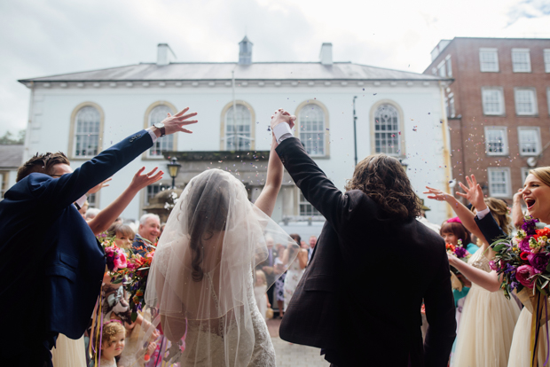 Colourful Gracehall Wedding by The Lous // See this beautiful wedding in full on onefabday.com