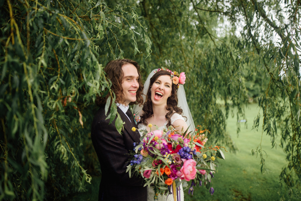 Colourful Gracehall Wedding by The Lous // See this beautiful wedding in full on onefabday.com