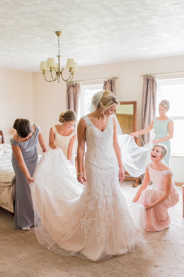 Pretty Summer Lissanoure Castle Estate wedding by Mark Barton // onefabday.com