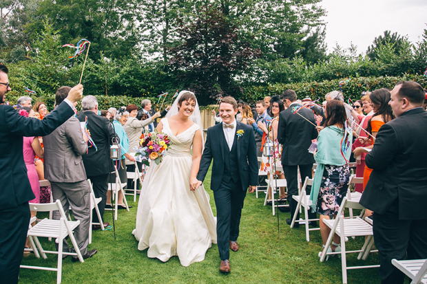 Colorful, ribbon filled Trudder Lodge Wedding by Siobhan Byrne | see all the fun at onefabday-com.go-vip.net