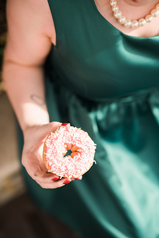 Retro Vegas Wedding at The Little White Chapel by Kristen Kay Photography // see it all on onefabday.com 