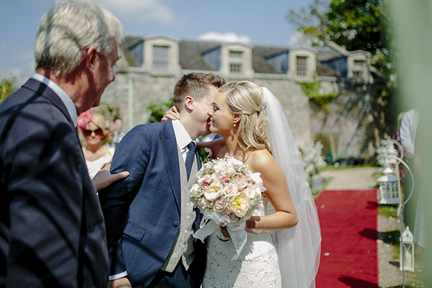 Beautiful Outdoor Wedding at The Village at Lyons by Candy Stripe Photography // onefabday.com