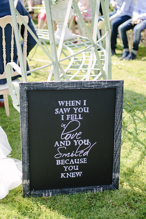 Beautiful Outdoor Wedding at The Village at Lyons by Candy Stripe Photography // onefabday.com