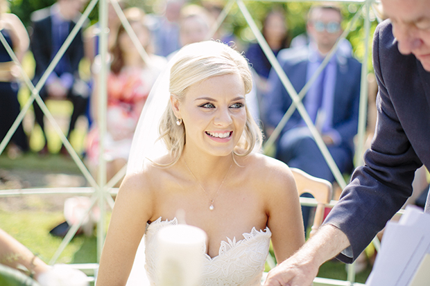 Beautiful Outdoor Wedding at The Village at Lyons by Candy Stripe Photography // onefabday.com