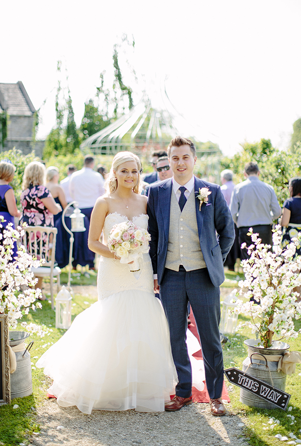 Beautiful Outdoor Wedding at The Village at Lyons by Candy Stripe Photography // onefabday.com