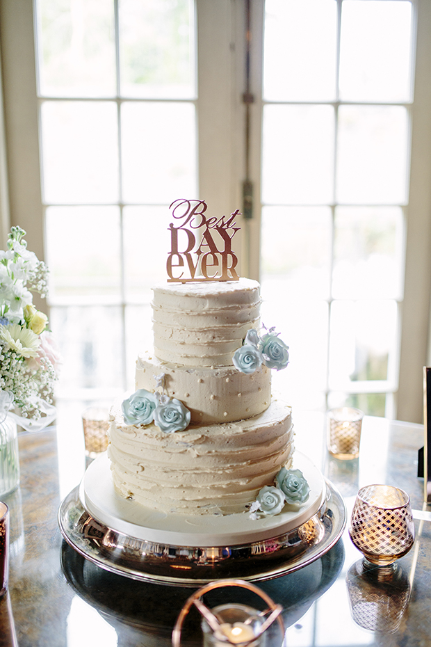 Beautiful Outdoor Wedding at The Village at Lyons by Candy Stripe Photography // onefabday.com