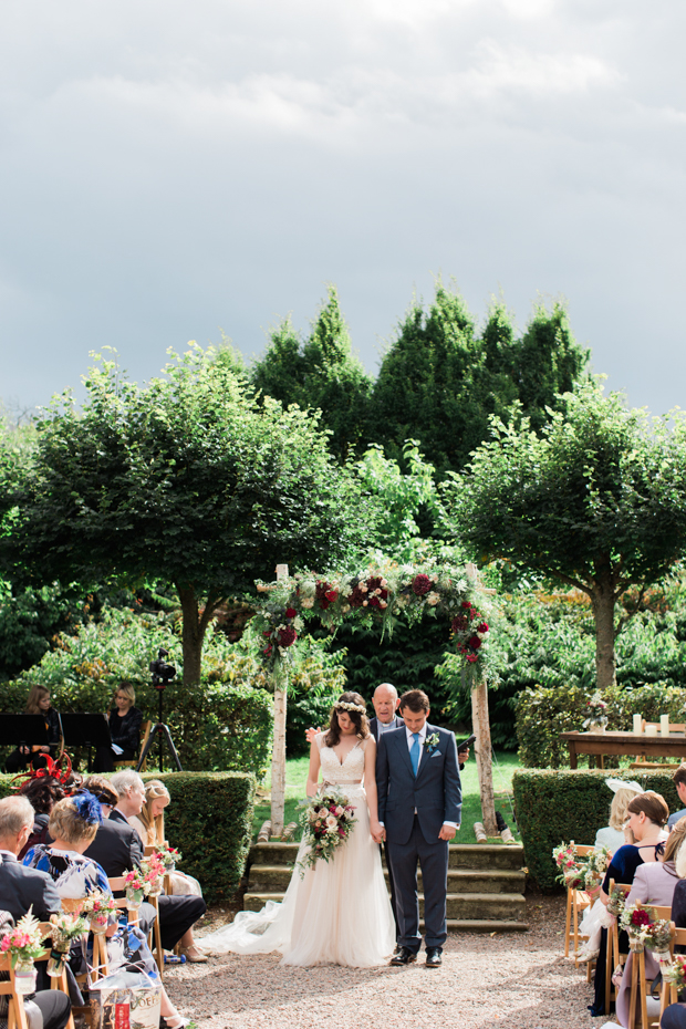 Pretty Larchfield Estate real wedding by Wedabelle Photography // see it all on onefabday.com