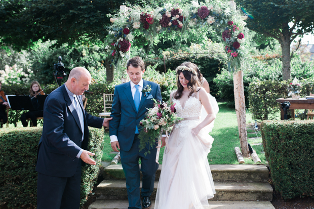 Pretty Larchfield Estate real wedding by Wedabelle Photography // see it all on onefabday.com