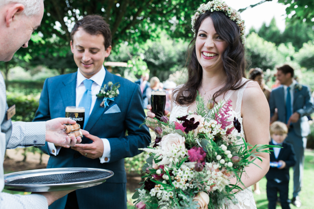 Pretty Larchfield Estate real wedding by Wedabelle Photography // see it all on onefabday.com