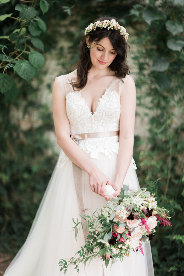 Pretty Larchfield Estate real wedding by Wedabelle Photography // see it all on onefabday.com