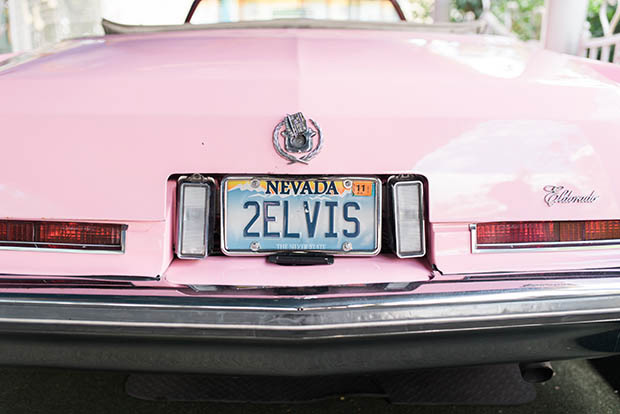 Retro Vegas Wedding at The Little White Chapel by Kristen Kay Photography // see it all on onefabday.com 