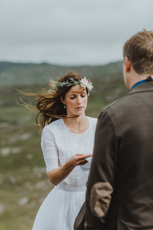 Beautiful Irish Elopement by Paula O'Hara | onefabday.com