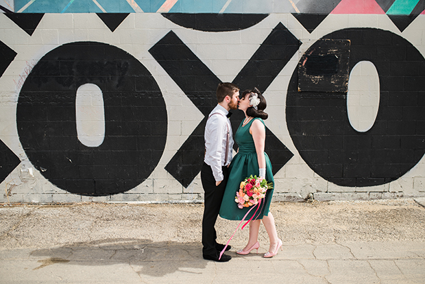 Retro Vegas Wedding at The Little White Chapel by Kristen Kay Photography // see it all on onefabday-com.go-vip.net