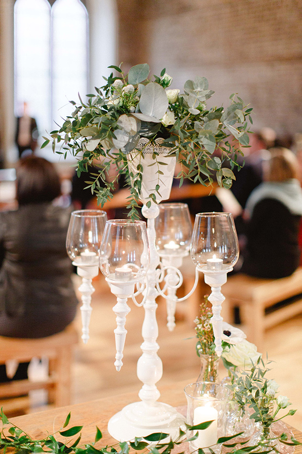 Beautiful Winter Wedding at Smock Alley Theatre, Styled by Sweet Pea and Violet and Captured by Peter Carvill Photography | see the rest of this wedding on onefabday.com