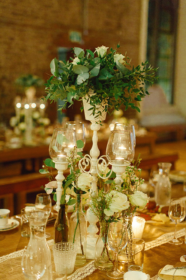 Beautiful Winter Wedding at Smock Alley Theatre, Styled by Sweet Pea and Violet and Captured by Peter Carvill Photography | see the rest of this wedding on onefabday.com