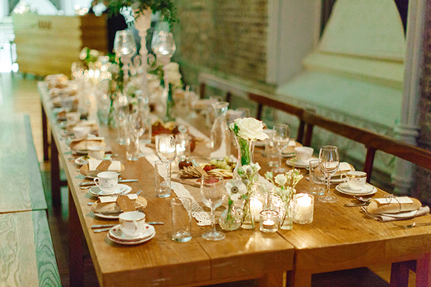 Beautiful Winter Wedding at Smock Alley Theatre, Styled by Sweet Pea and Violet and Captured by Peter Carvill Photography | see the rest of this wedding on onefabday.com