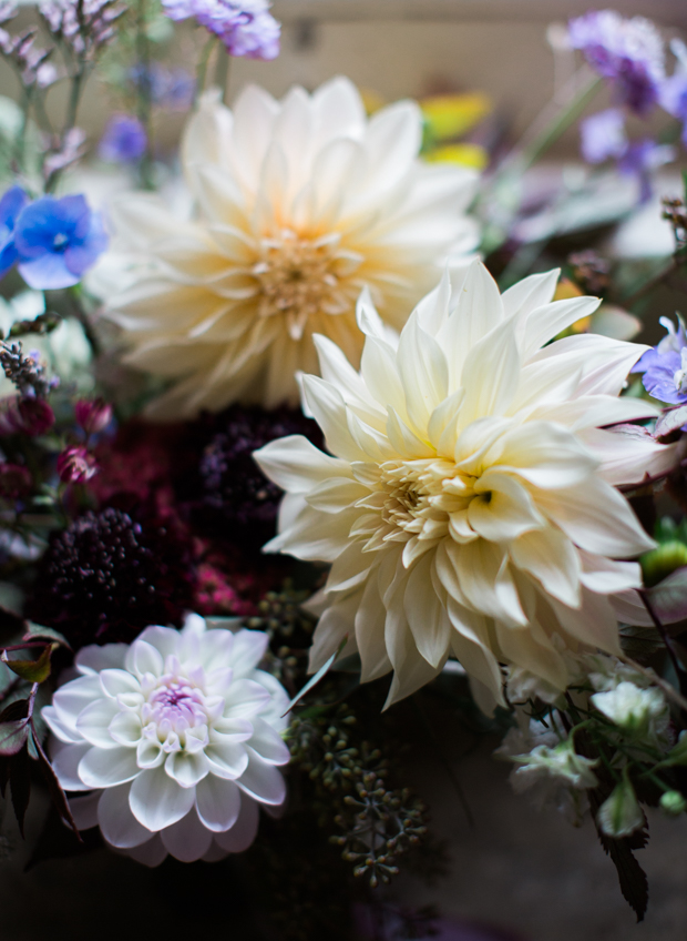 Moody and beautiful English garden wedding inspiration by Koby Brown Photography | onefabday.com